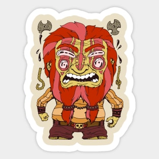 Weird Barbarian Sticker